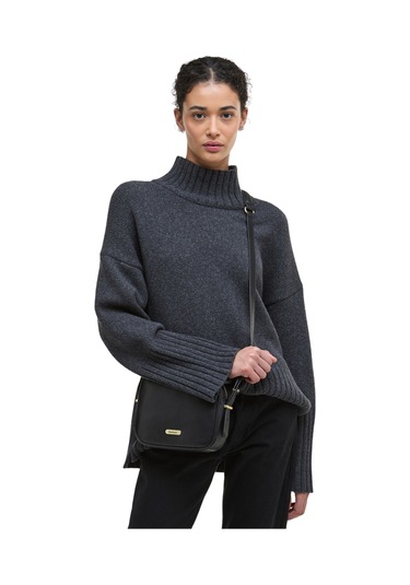 Barbour Daphne Deri Çapraz Çanta Bk11 Black Siyah