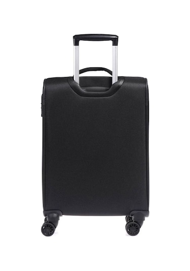 Pierre Cardin Ultra Light Siyah Kumaş Unisex Orta Boy Valiz 04p 001