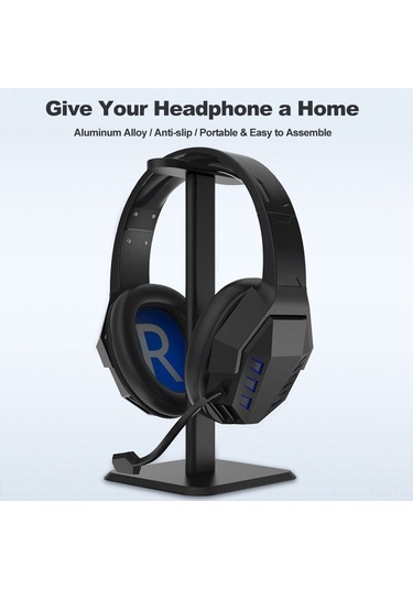 Yunboo Alaşımlı Kulaklık Askısı - Sökülebilir, Dengeli Ve Dayanıklı Masaüstü Stand