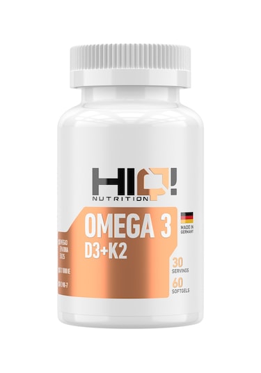 Hıq Omega3 D3+k2 Premium Complex 60 Softgels