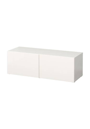 Raf Ünitesi, Parlak Cila-beyaz, 120x42x38 Cm, Selsvıken Beyaz