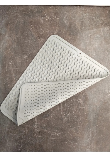 Kıtcon Shop Bulaşık Kurutma Minderi Silikon 442590257 Açık Gri