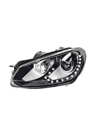 Vw Golf 6 R20 Mercekli Far Takımı Uyumlu Yedek Parça R Far 15 Led