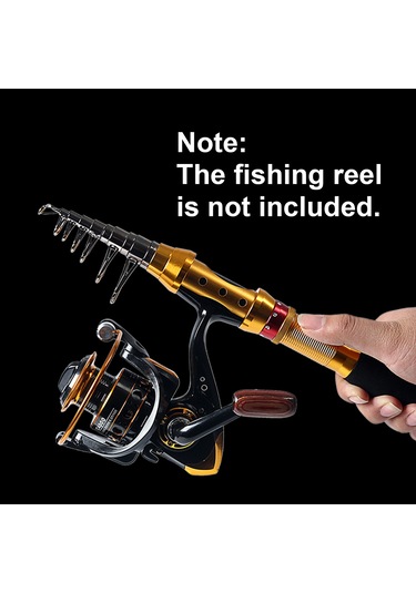 Yuntech01 1.8m Metal-karbon Mini Kısa Bölmeli Balıkçılık Kamışı + Depolama Çantası