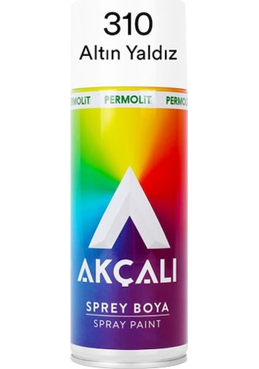 Akçalı310 Altın Yaldız 400 ML Sprey Boya 2 Adet