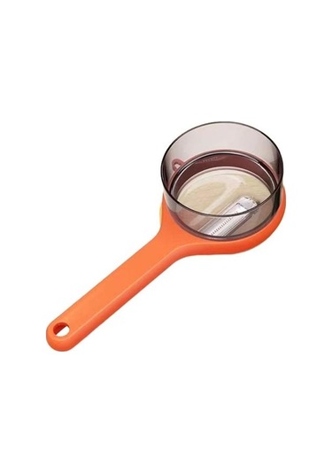 Novahub Saklama Kutulu Sebze Soyucu Çok Fonksiyonlu Mutfak Soyucu Rahat Saplı Meyve Soyucu Turuncu Turuncu