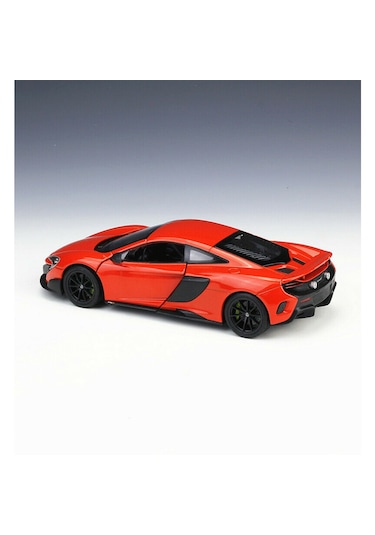 Welly 1/24 Mclaren 675lt Turuncu Metal Model Oyuncak Araba