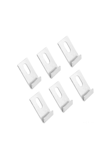 Xiyyadms 10 Adet Metal Seracık Taban Sabitleyici, Anti-korozif Alüminyum Seralar İçin Güvenlik Kancaları, Kolay Kurulum