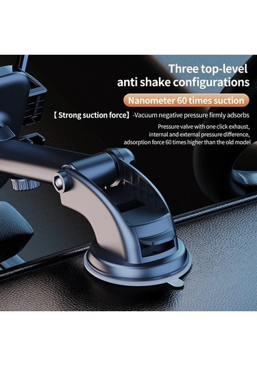 Tongxida 360 Derece Döneme Evrensel Araba Telefon Takılı Dashboard Cam Tutucu Yc08a-3 Cn Kökenli -