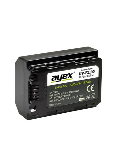 Ayex Np-Fz100 Batarya Sony A9- A9R- A9S- A7 III- A7R III Uyumlu