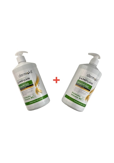 Dermokil Prebiotic & Vitamin B5 Kepeğe Karşı Etkili Şampuan 2 x 1 L