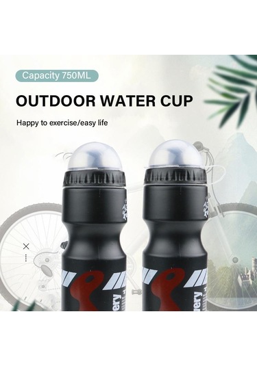 1 Adet Dağ Bisikleti Plastik Su Şişesi Yuvarlak Ada Su Şişesi Bisiklet Spor Su Bardağı Spor Su Şişesi Wbl