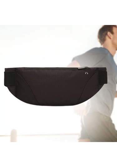 Pazly Bel Paketi Çantası Siyah Telefon Tutucu Alışveriş Çantası Siyah