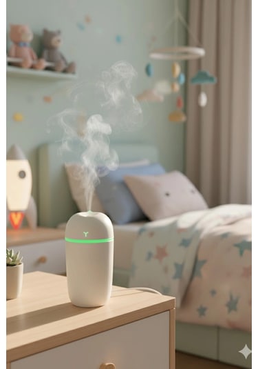 Blackbird Kt-h09 420 Ml Taşınabilir Mini Usb Hava Nemlendirici Araç Ve Ofis İçin Renkli Işıklı