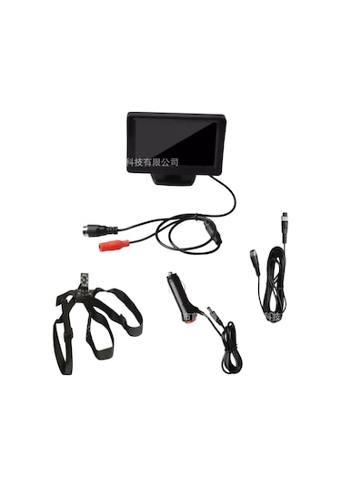 Samdoo Siyah 5 İnç 1080p Araç Bebek İzleyici: 150 Gölge Görüşlü Gece Görüşlü, Esnek Açı, Ip68 Su Geçirmezli, Yüksek Çözünürlükli Ekran