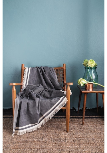 İssimo Athens Koltuk Şalı 170 230 Siyah