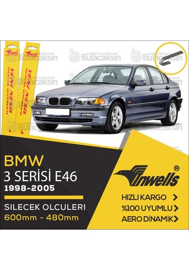 Bmw 3 E46 Muz Silecek Takımı 1998-2005 İnwells