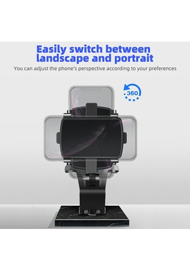 Butu Cep Telefonu Gps Navigasyon İçin 360 Derece Araba Kontrol Paneli Tutucu Montaj Braketi