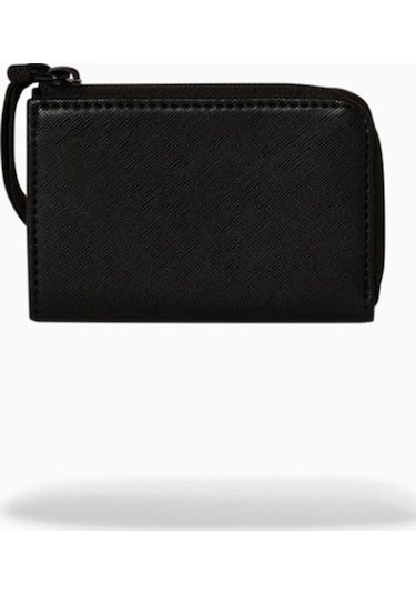 Nan Fly Knit Mouth Wallet, Lüks Ve Dayanıklı Kompakt Cüzdan Siyah