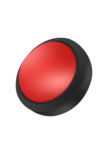 Kangvka Kırmızı 100mm Büyük Düğme - Led Işık Ve Üç Ayaklı Mikro Anahtar İle - Oyun Makinaları Ve Otomatlar İçin Dıy Montajlı