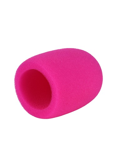 Hfambition Mikrofon Spreyi Ktv, Kumaş Korumalı Kablosuz Mikrofon Kılıfı, Tekli Paketli, Pembe Rengi 76mm Yükseklik, 60mm Dış Çap