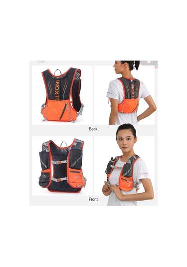Inoxto-5l Hidrasyon Yeleği Sırt Çantası Su Koşu Yeleği Paketi, Mavi