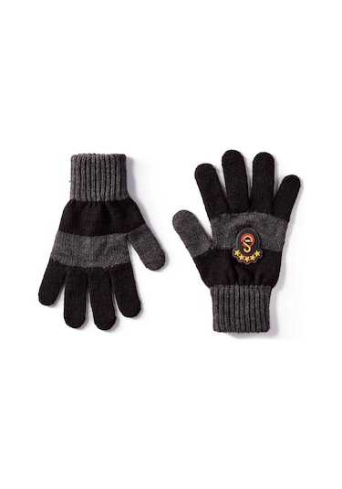 Gsstore Galatasaray Çocuk Eldiven C252199 Siyah - Gri