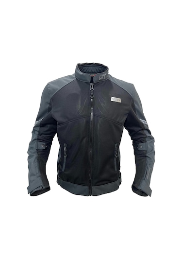 Forte Gt Black Stone Yazlık Motosiklet Mont Gri - Siyah