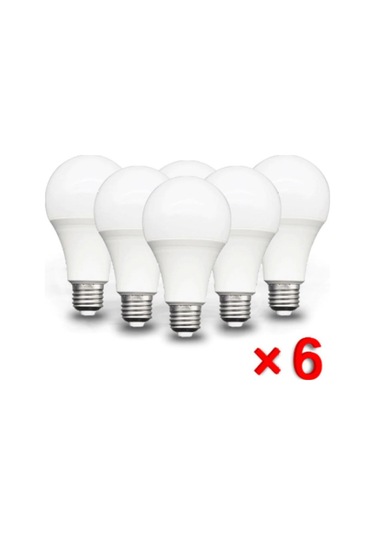 Grafen Led Ampul Beyaz Renk 9 Watt Tasarruflu 6 Lı Paket Beyaz Işık E27 Led Ampul 9 Watt Yok Beyaz