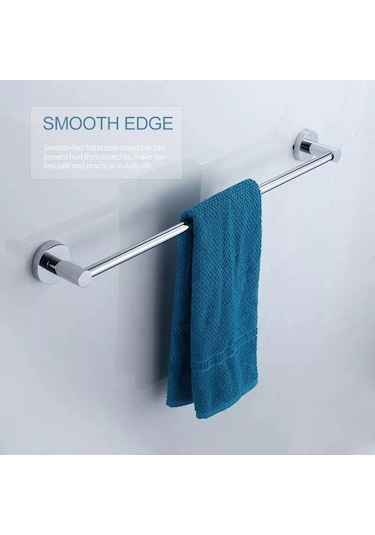 Novahub Paslanmaz Çelik 23 İnç Duvar Askılı - Dayanıklı & Modern Havlu Rafları Diğer