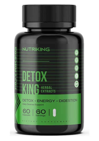 Nutriking Detox King Herbal Extracts 60 Kapsül Bitkisel Detoks Desteği Aromasız