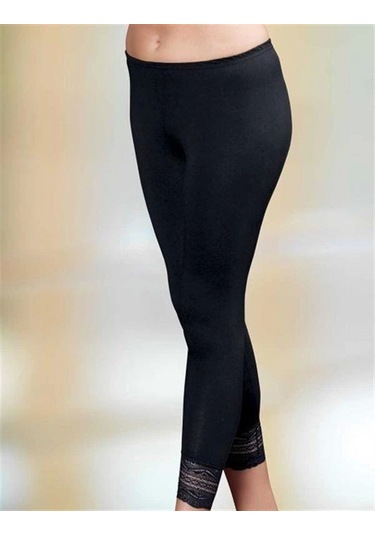 Şahinler Paçası Dantel Uzun Tayt B889 Karışık Çok Renkli