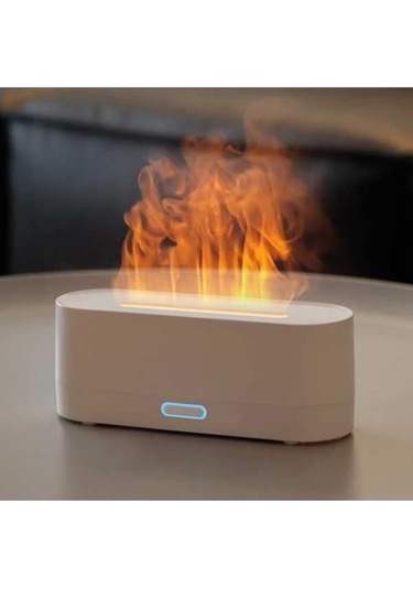 Ankatek Masaüstü Yedi Renkli Volkanik Aroma Difüzörü, Usb Nemlendirici 01, Enerji Dolu Kavanoz - 1.0 Ahşap Yeşil