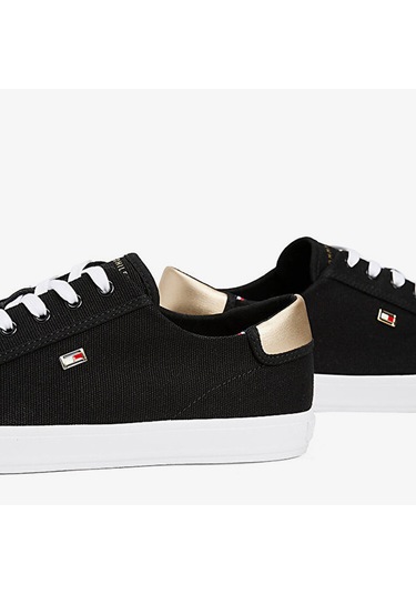 Tommy Hilfiger Vulc Lace Up Kadın Siyah Sneaker Fw0fw08647 Siyah