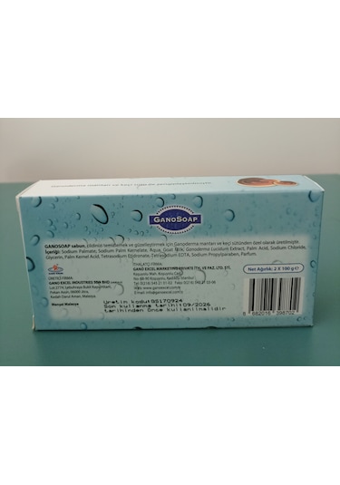 Gano Soap Keçi Sütlü Ve Ganoderma  Sabun 2 X 100 G Keçi Sütü