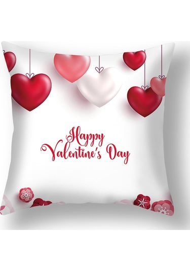 Yeni Sade Tarzda Baskılı Yastık Kılıfı No.30 Ekru