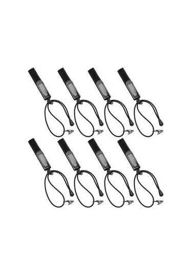 Pazly 8 Adet Siyah Muslin Arka Plan Kelepçeleri, 16 Adet Seçenek, Fotoğrafçılık Stüdyo Çekimi İçin, Arkaplan İp Klipsleri Tutucular