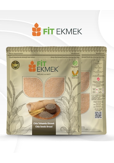 Fit Kepekli, Yulafli, Chia Ve Keten Tohumlu Lavaş Ekmeği 300gr