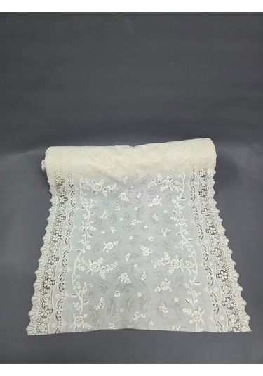 Pvc Küpür Dantel Raf Ve Dolap Örtüsü Runner 28kpr008 Bej