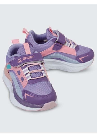 Civil Sport Kız Çocuk Spor Ayakkabı 26-30 Numara Lila-pembe LİLA-PEMBE