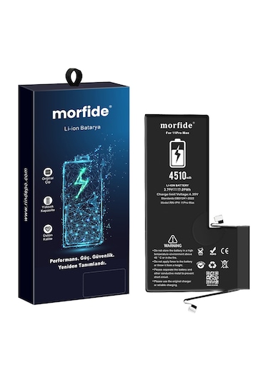 Morfide Apple Uyumlu iPhone 11 Pro Max  4510mah Yüksek Kapasiteli