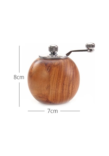 Jialan El Krank Ahşap Tuz Biber Değirmeni Seramik Çekirdek Ahşap