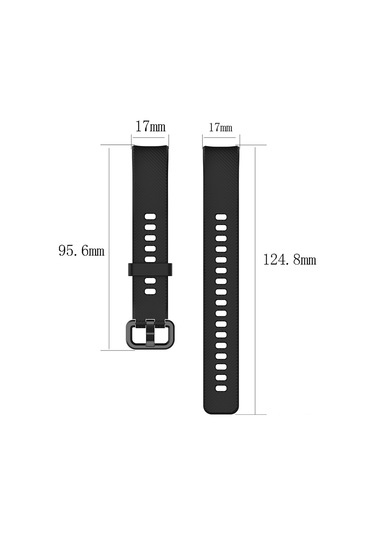 Hangfox Huawei Honor Band 4/5 İçin Silikon Su Geçirmez Değiştirilebilir Kordon - Mavi Çok Renkli