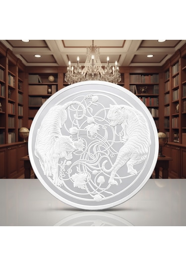 AgaKulche Kaplan Gümüş Sikke Coin