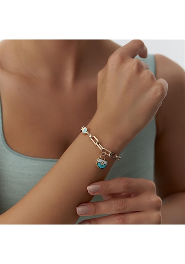 Cetaş Eterna Mavi Mineli Bileklik