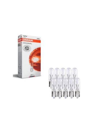 Ars-Tuning 12V T10 W5W Dipsiz Park Gösterge Ampulü 10 Adet Osram 2825