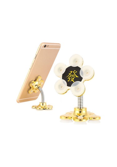 Lemestar Araç Telefon Tutucu - Çift Taraflı Emici Vantuzlu, Tek Elle Kullanım Kolaylığı 6 Renk Seçeneği