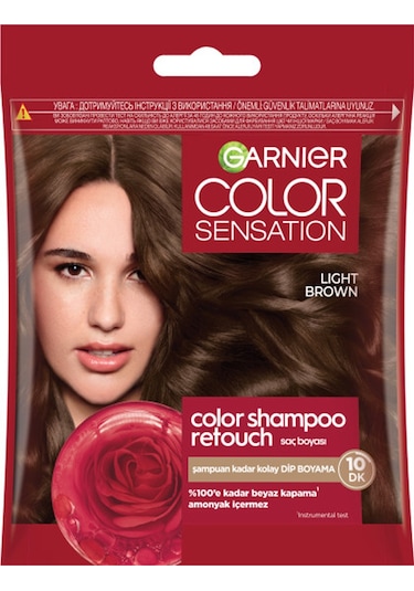 Garnier Color Sensation Şampuan Boya 5.0 Light Brown