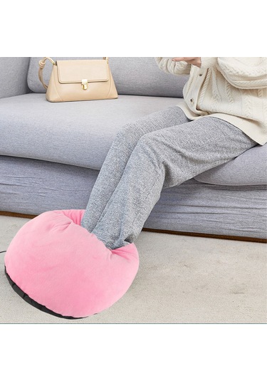 Lemestar Usb Hızlı Isıtıcı Ayak Isıtkısı - Yıkama Uygun, Sabit Sıcaklık, Ev/ofis Kullanıma Uygun, Pembe Renkli Ayak Isıtma Cihazı Açık Pembe