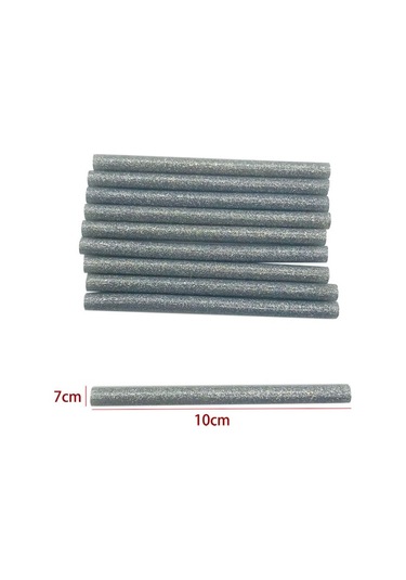 Venturemart Renkli 7 Gümüş Simli Sıcak Tutkal Çubukları Yapıştırma Tabancası El Sanatları Tele